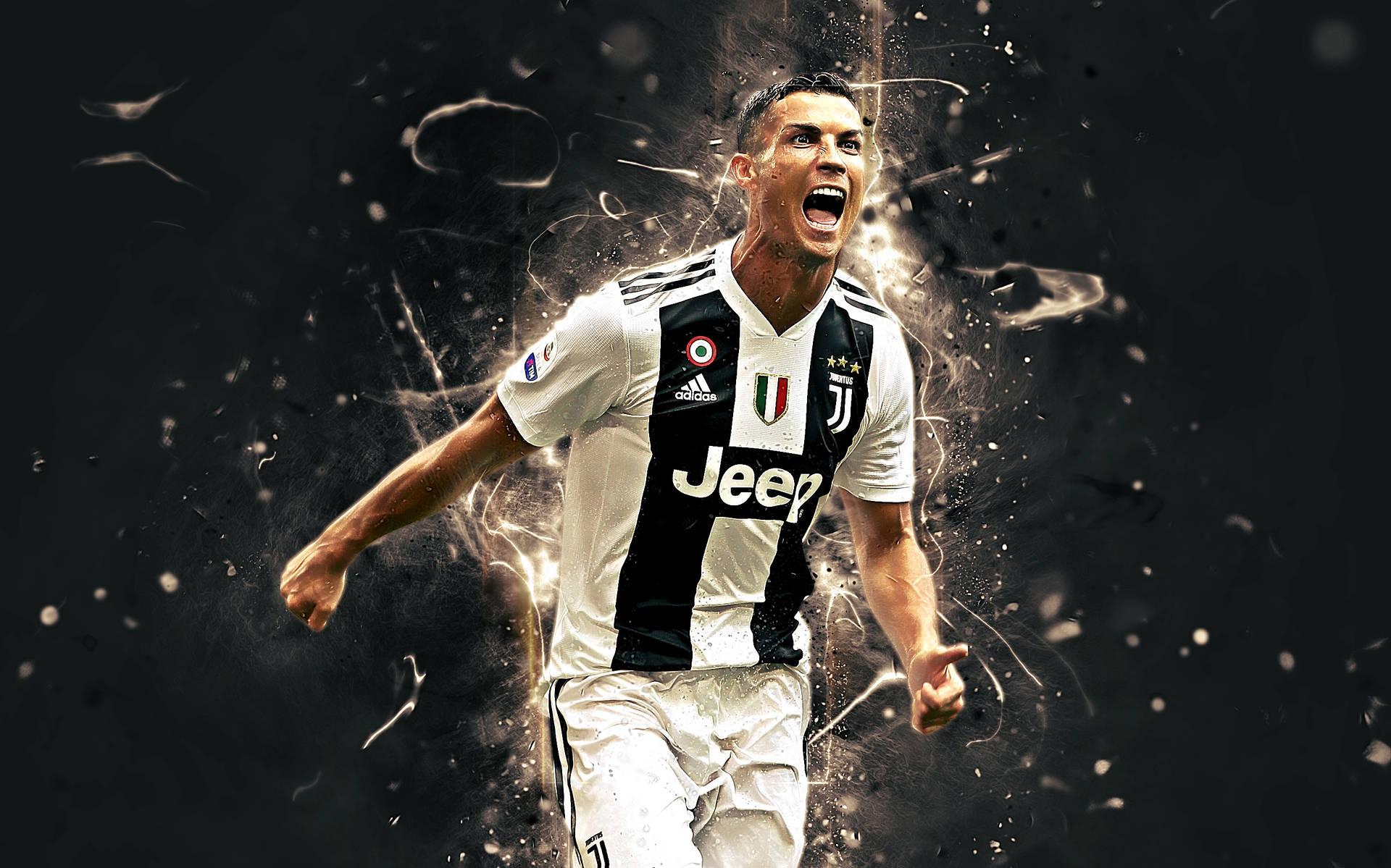 Shouting Cristiano Ronaldo HD 4k Wallpaper