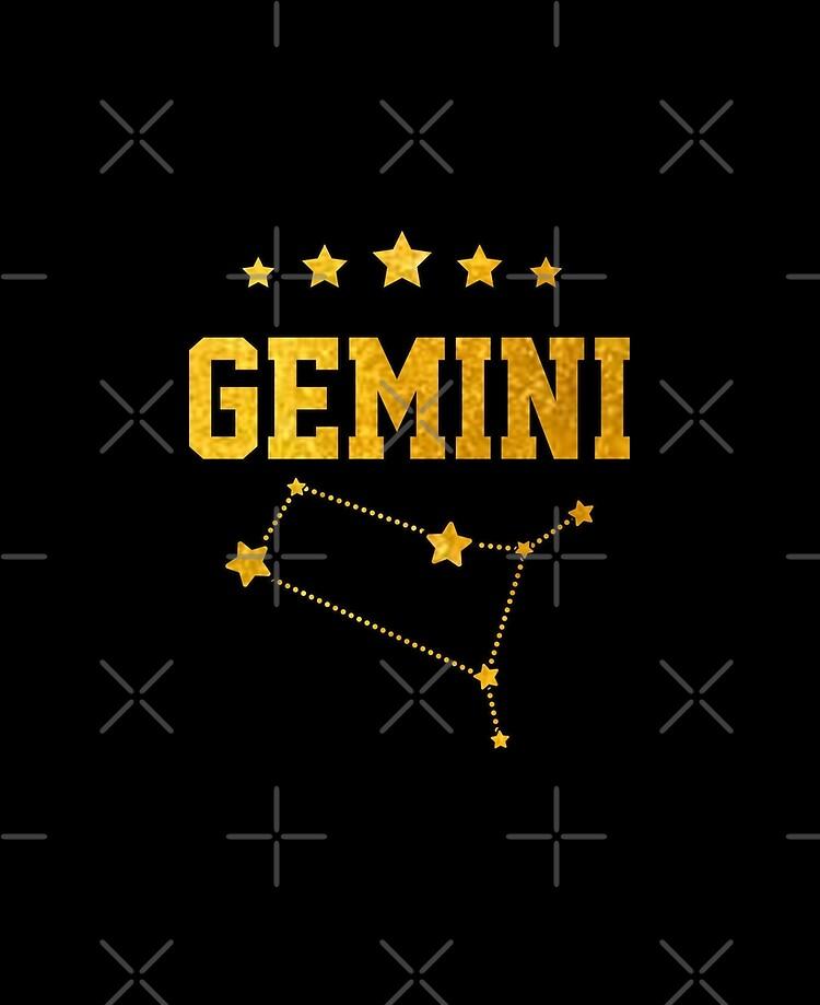 Gold Gemini Zodiac Sign Gift Omniscience Sarcastic Af