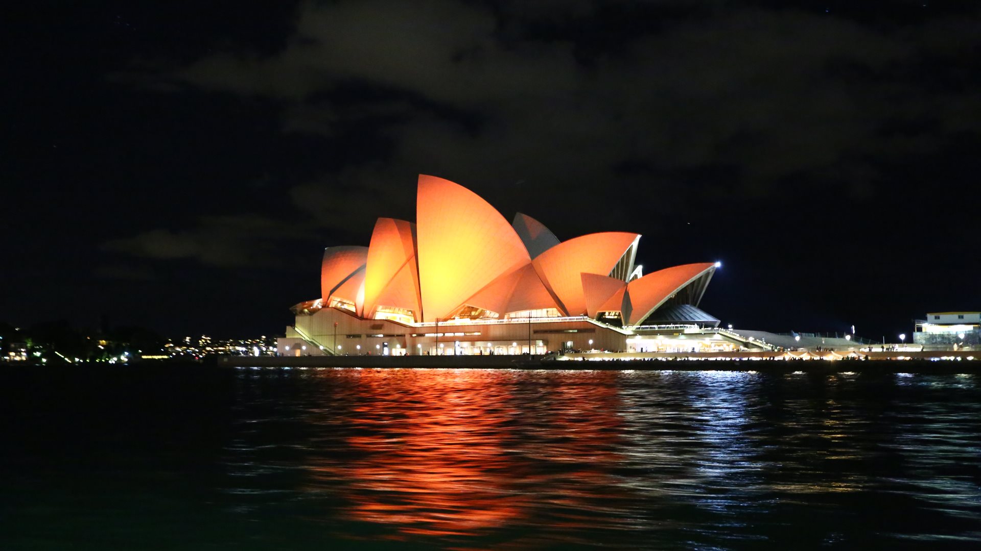 Sydney Opera House at night HD HD Wallpapers