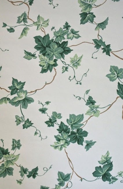 Discontinued Wallpaper Waverly English Ivy Pattern Cool