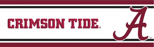 Free download NCAA Alabama Crimson Tide Prepasted Border College