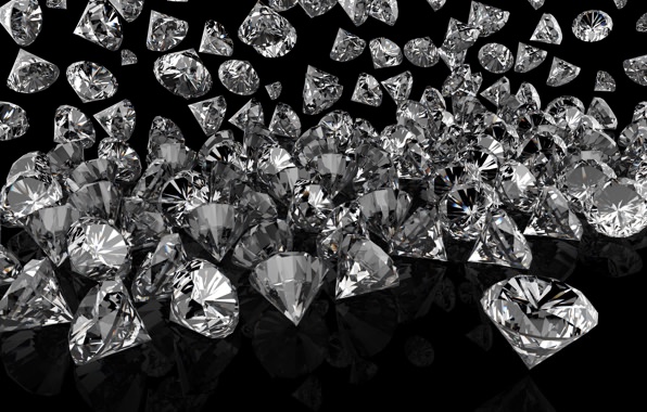 Wallpaper Diamonds Brilliant Jem Sparkle Glow Glitter