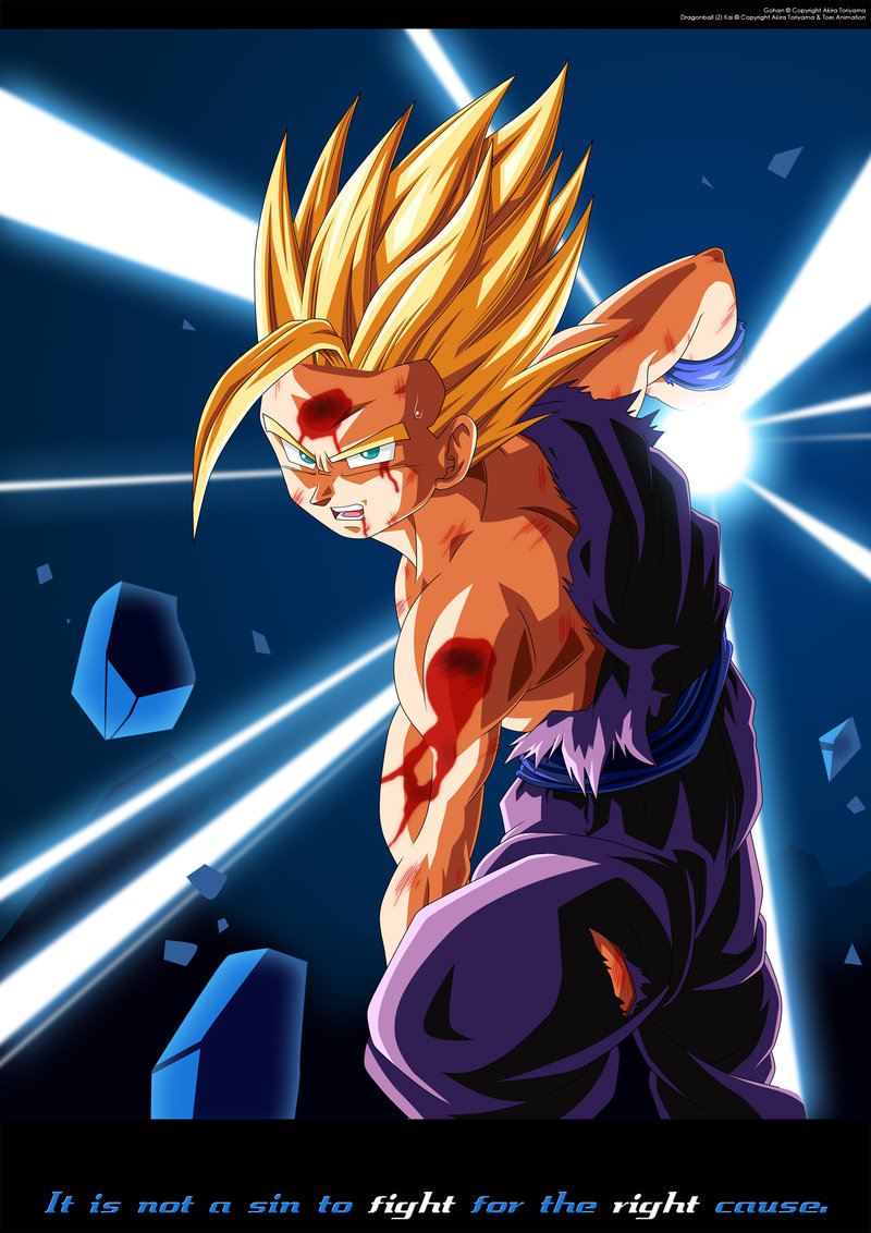 ssj2 Gohan Kamehameha By moxie2d