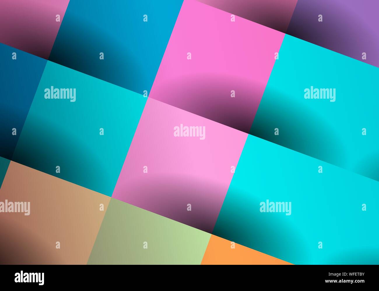 abstract colorful background with square frames Geometric vector