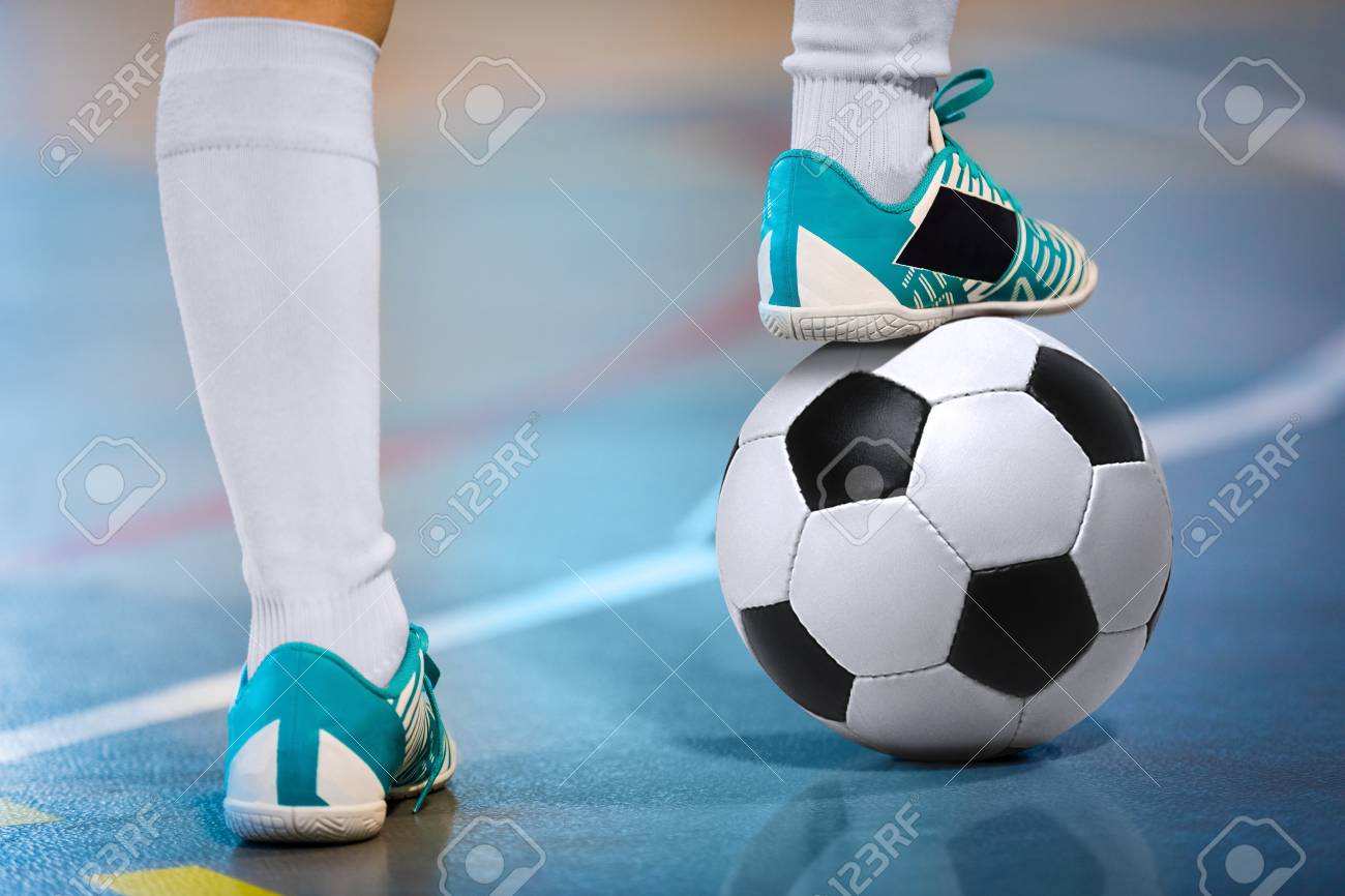 Indoor Soccer Sports Hall Football Futsal Player Ball