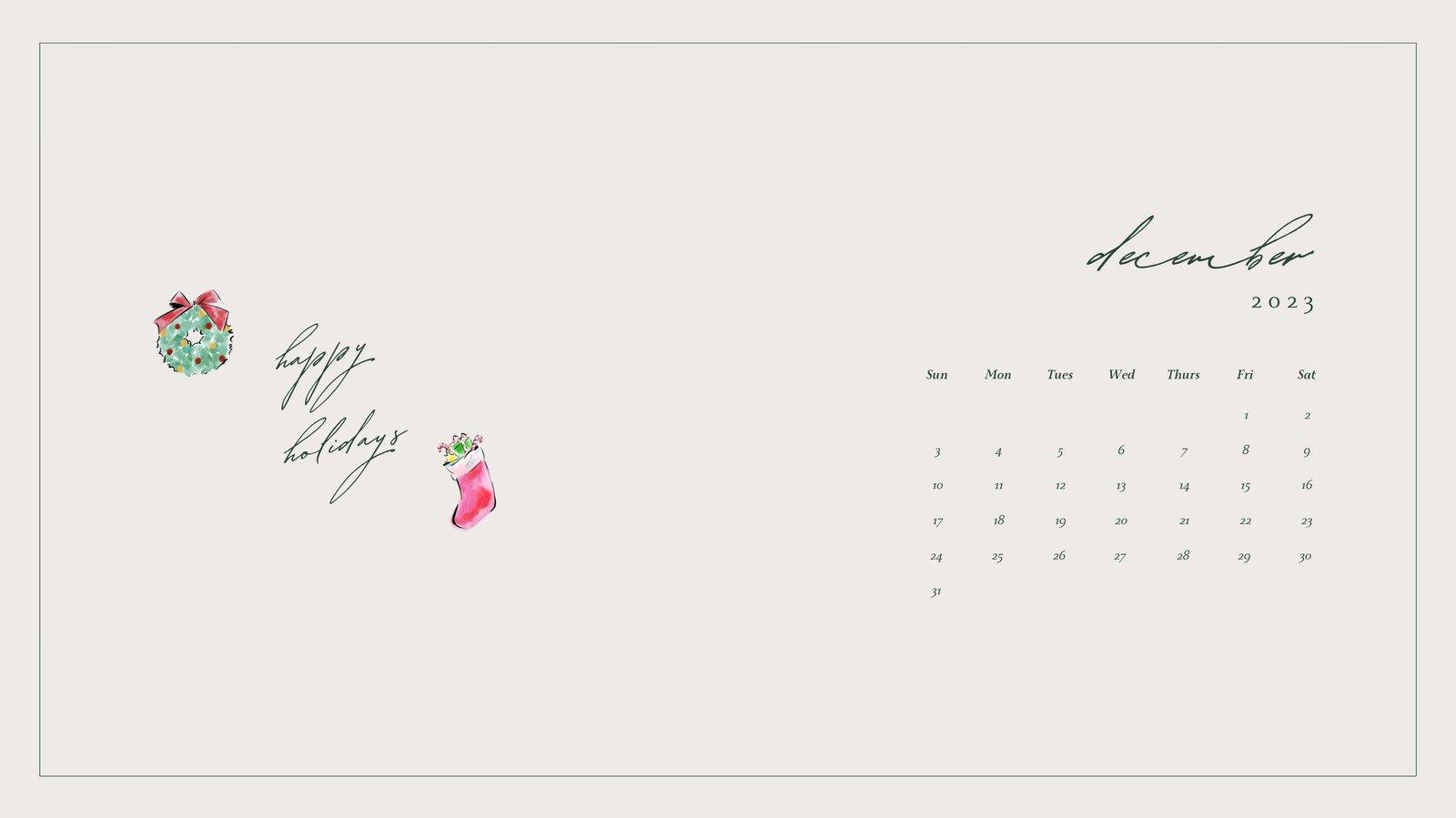 Customize Christmas Desktop Wallpaper Templates Online