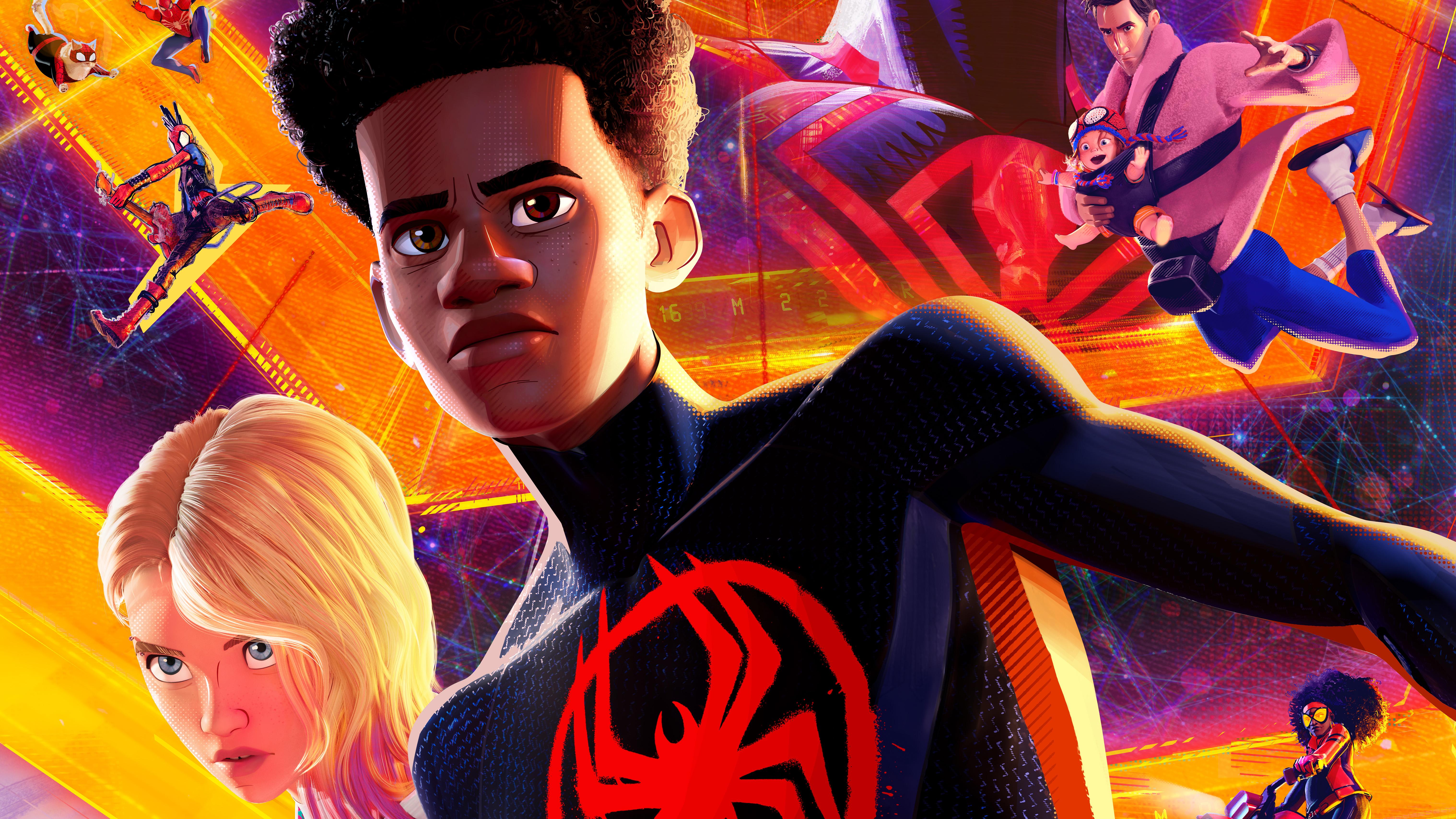 Spider Man Across The Verse Wallpaper HD Movies
