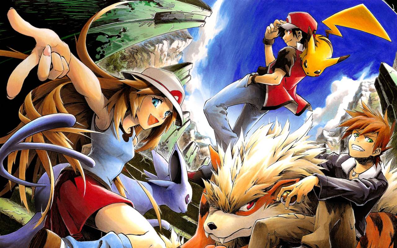 Free download Download the Pokemon anime wallpaper titled Pokemon Group 2  [1280x800] for your Desktop, Mobile & Tablet | Explore 74+ Red Pokemon  Wallpaper | Pokemon Trainer Red Wallpaper, Pokemon Backgrounds, Pokemon  Black Background