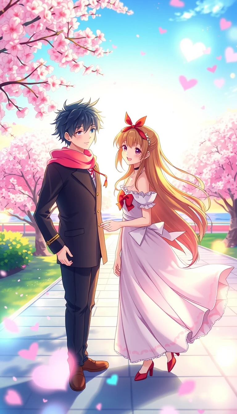 Anime Couple Mobile Wallpaper