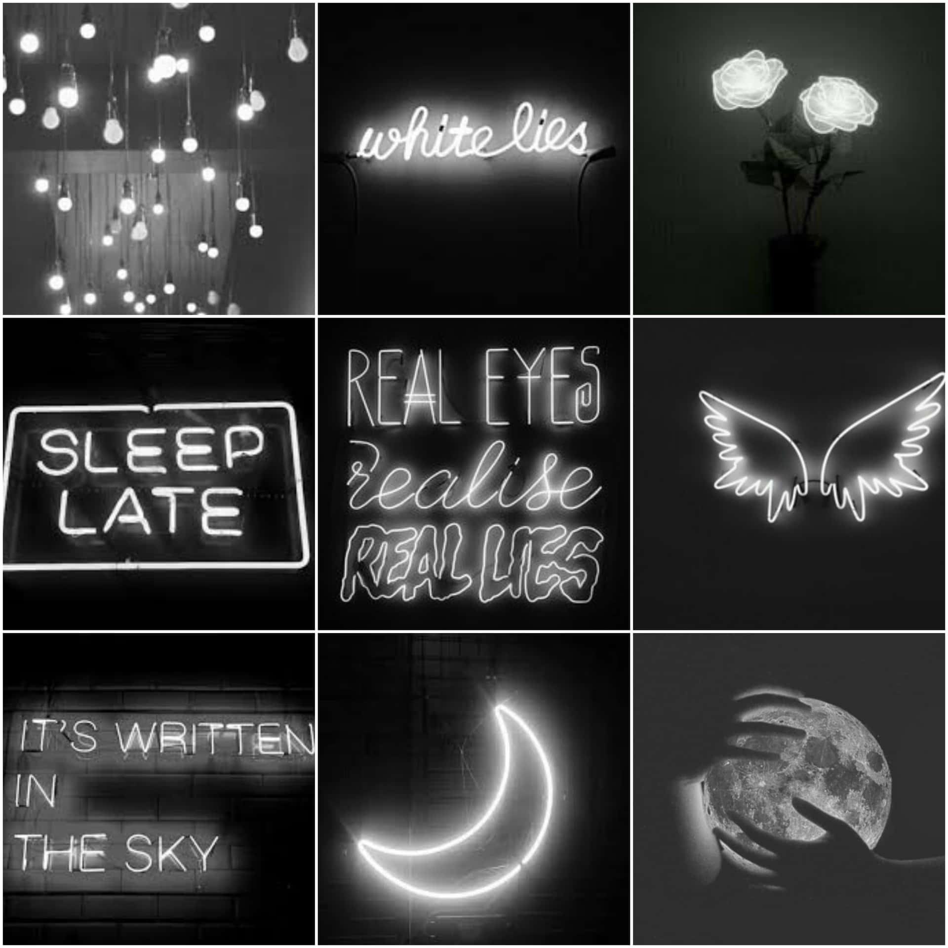 The Beauty Of Black And White Aesthetics Wallpaper