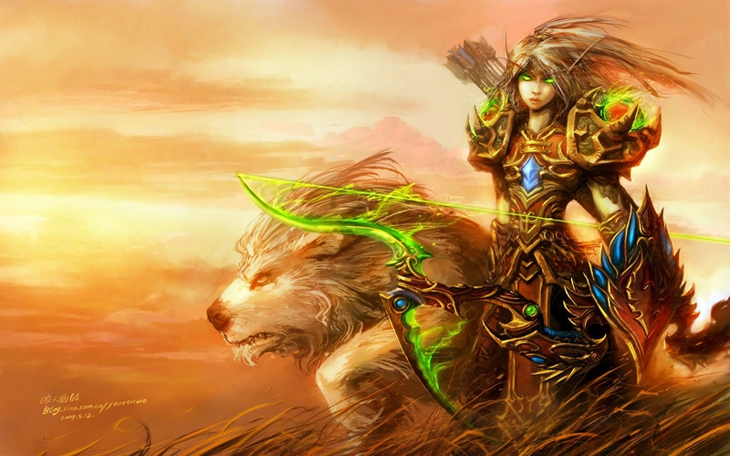 Games World Of Warcraft Video Blood Elf Hunter