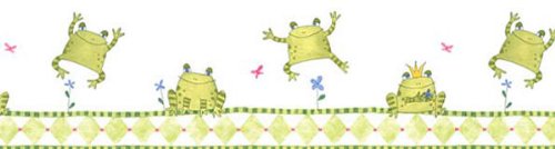 Frog King Prepasted Accent Wallpaper Border Roll