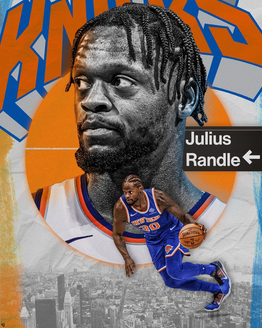 Free download Julius Randle of the New York Knicks poses for a portrait ...