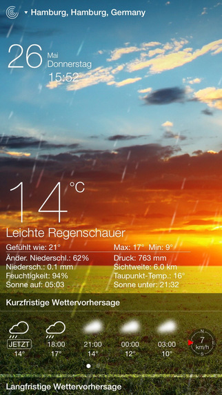 Wetter Live Wettervorhersage Unwetterwarnung Und Regenradar