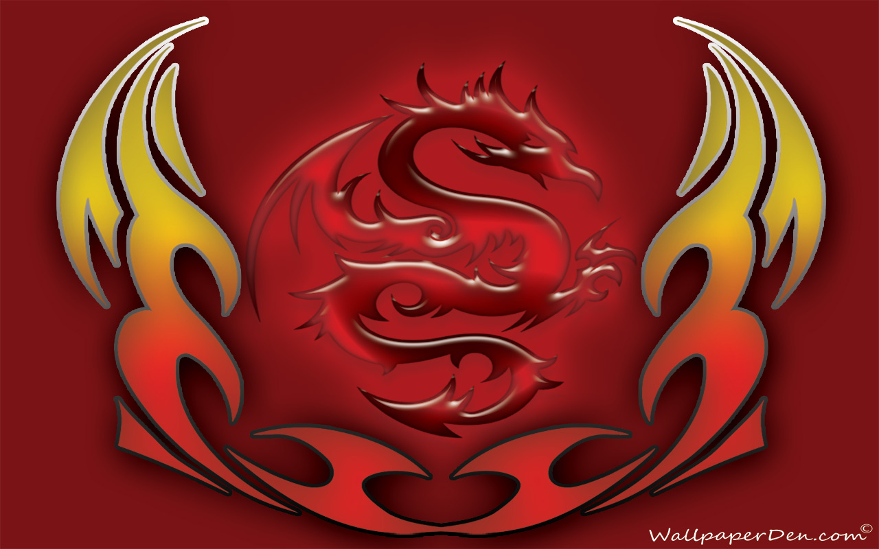 Red Dragon Wallpaper 3d Wal