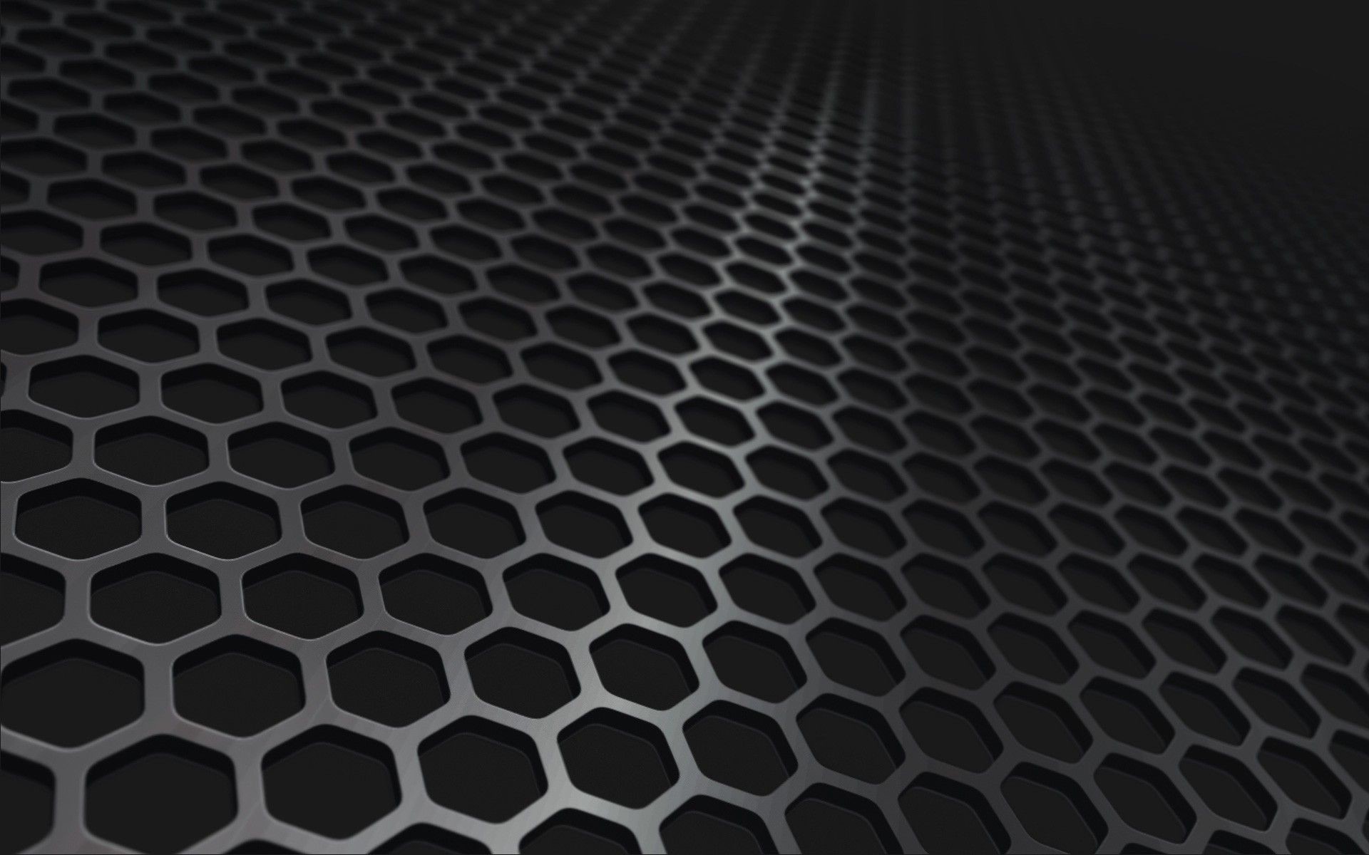Black Honeycomb Wallpaper