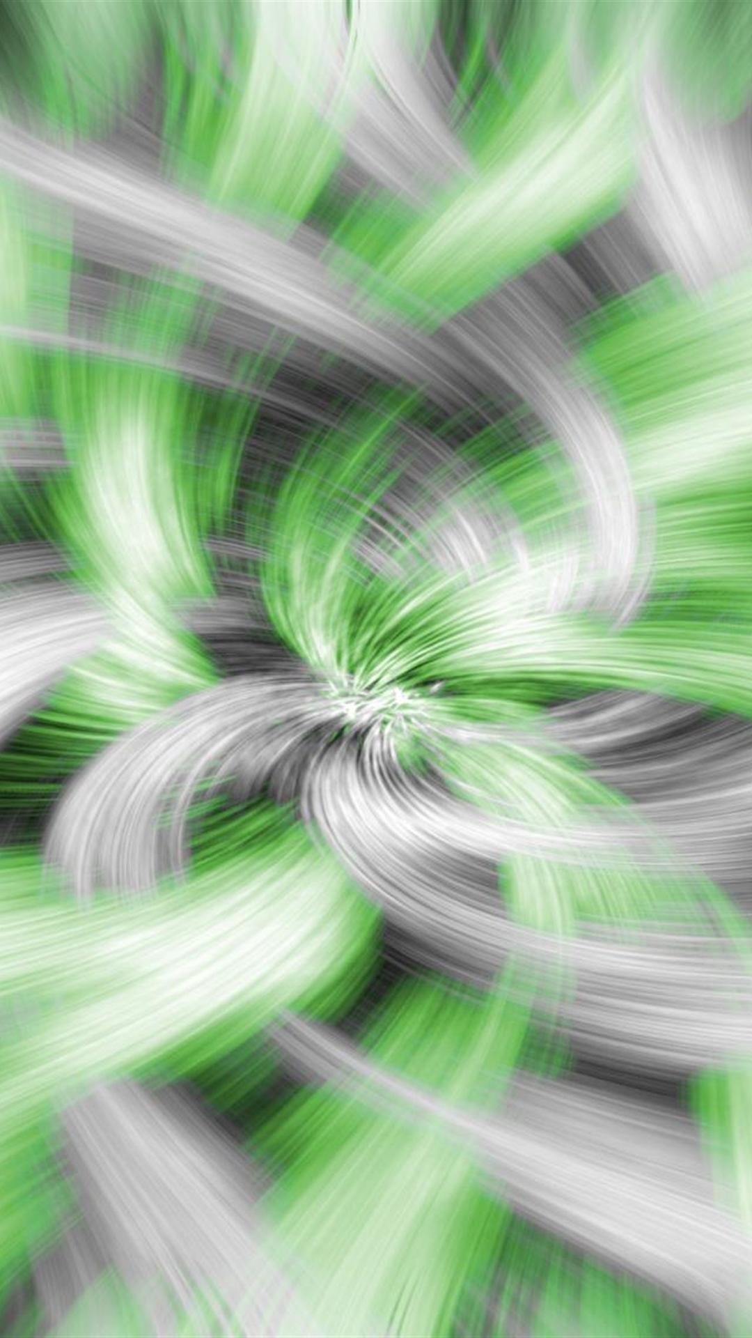 Plus HD Abstraction Green White iPhone Wallpaper