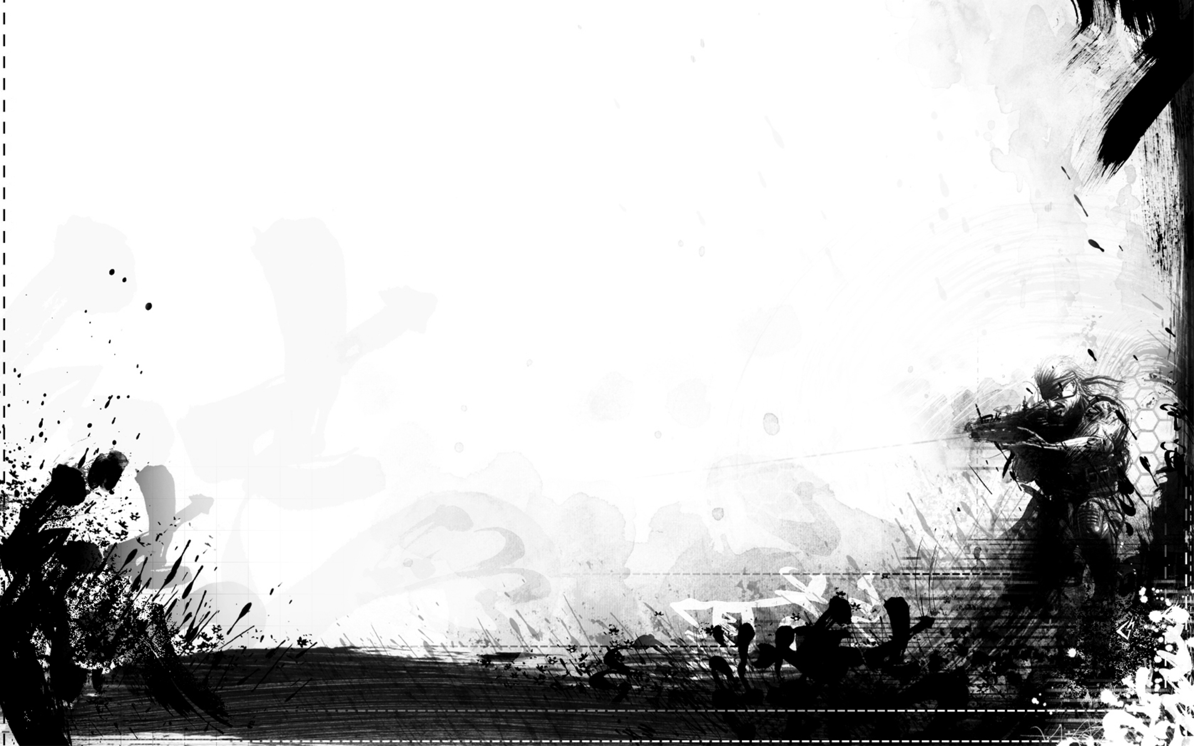 Black And White Minimalist Wallpaper 4K PC