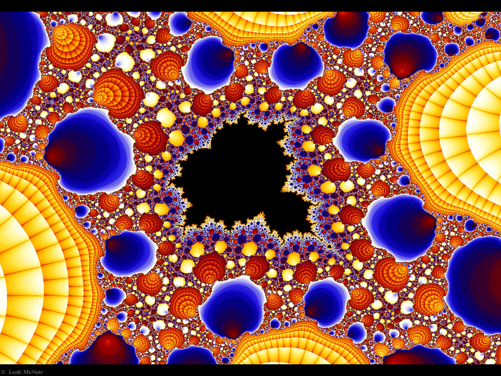 More Abstract Fractal Wallpaper Background Celestial Dreams