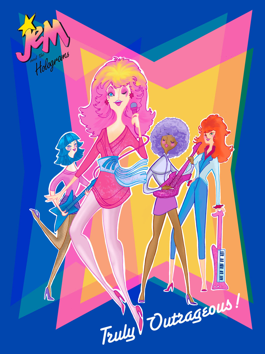 loved the 3 years in which Jem and the Holograms aired on TV Jem