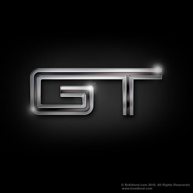 Mustang Gt Emblem Background Psd Photoshop Graphics Bo Edlund