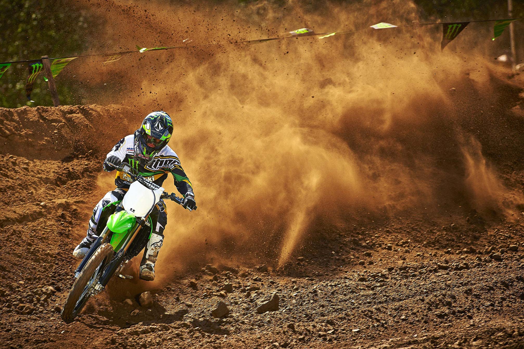 Kawasaki Kx450f Motocross Moto Dirtbike Wallpaper