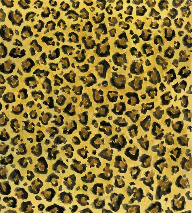 Glitter Leopard Print Wallpaper