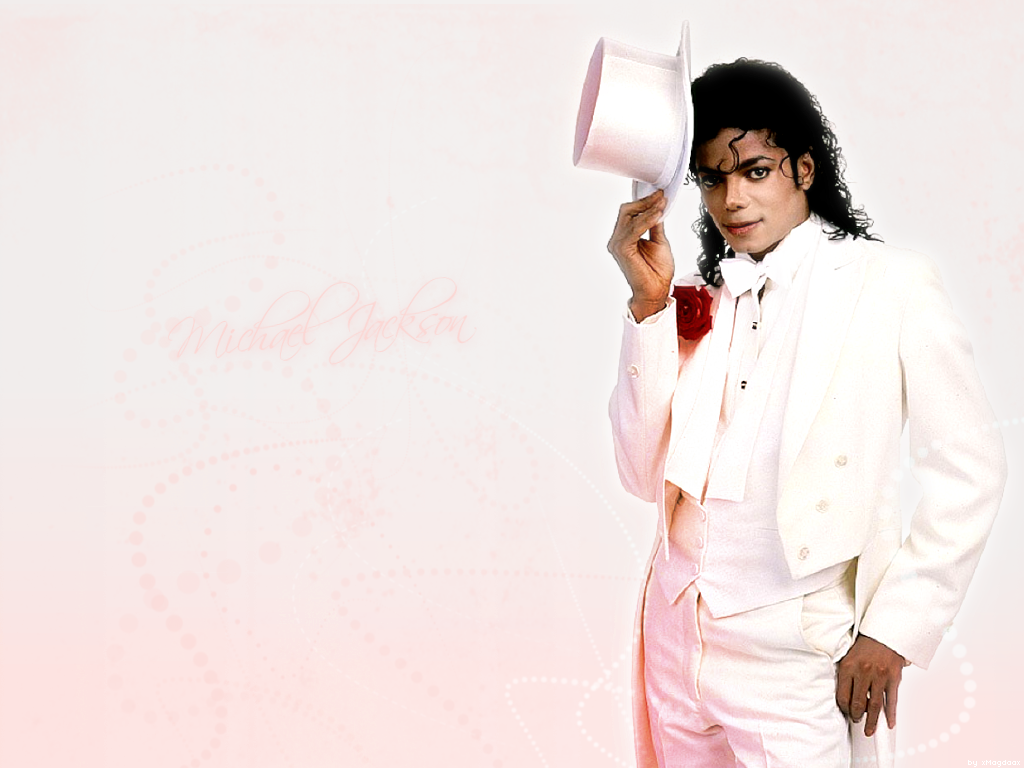 Michael Jackson White Background Wallpaper With