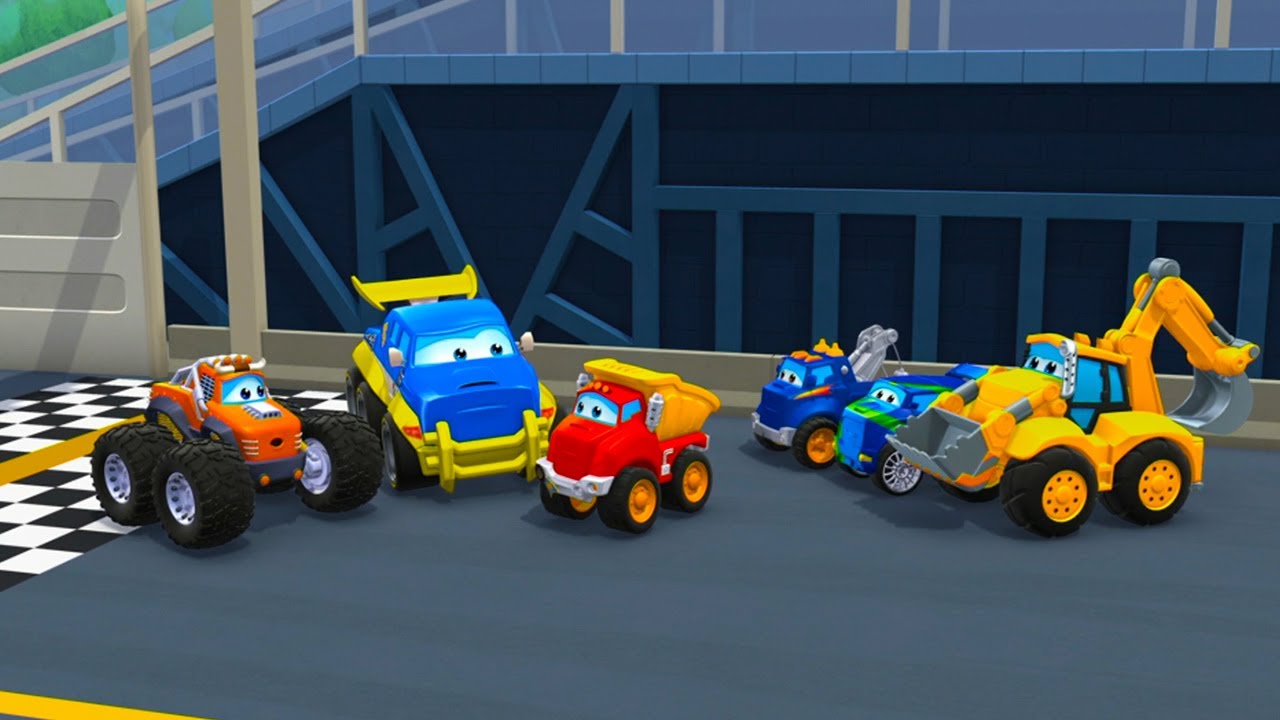 Safe Racing Car Cartoons For Kids The Adventures Of Chuck