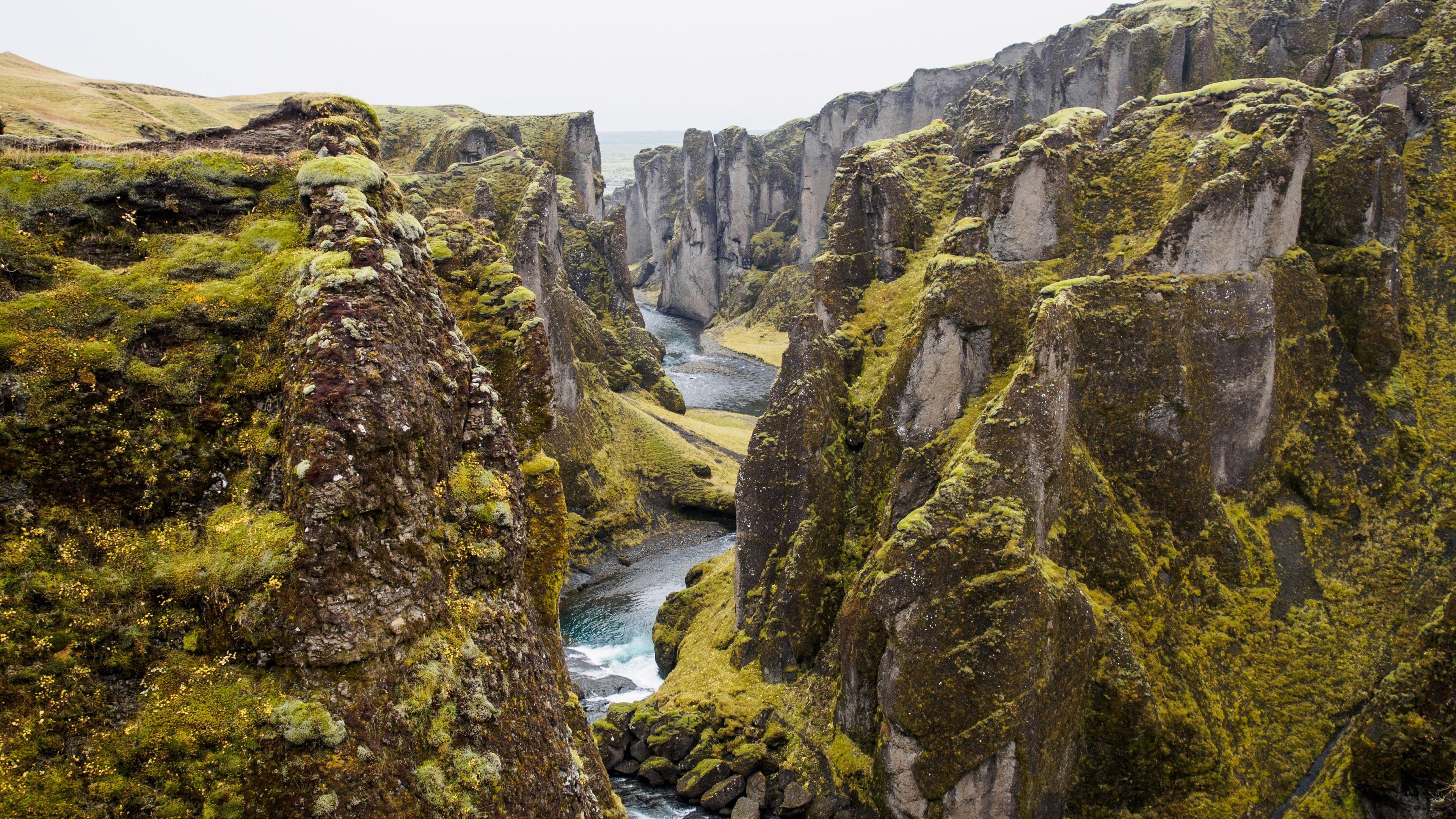 River Stream Landscape Nature Iceland HD Wallpaper 4k