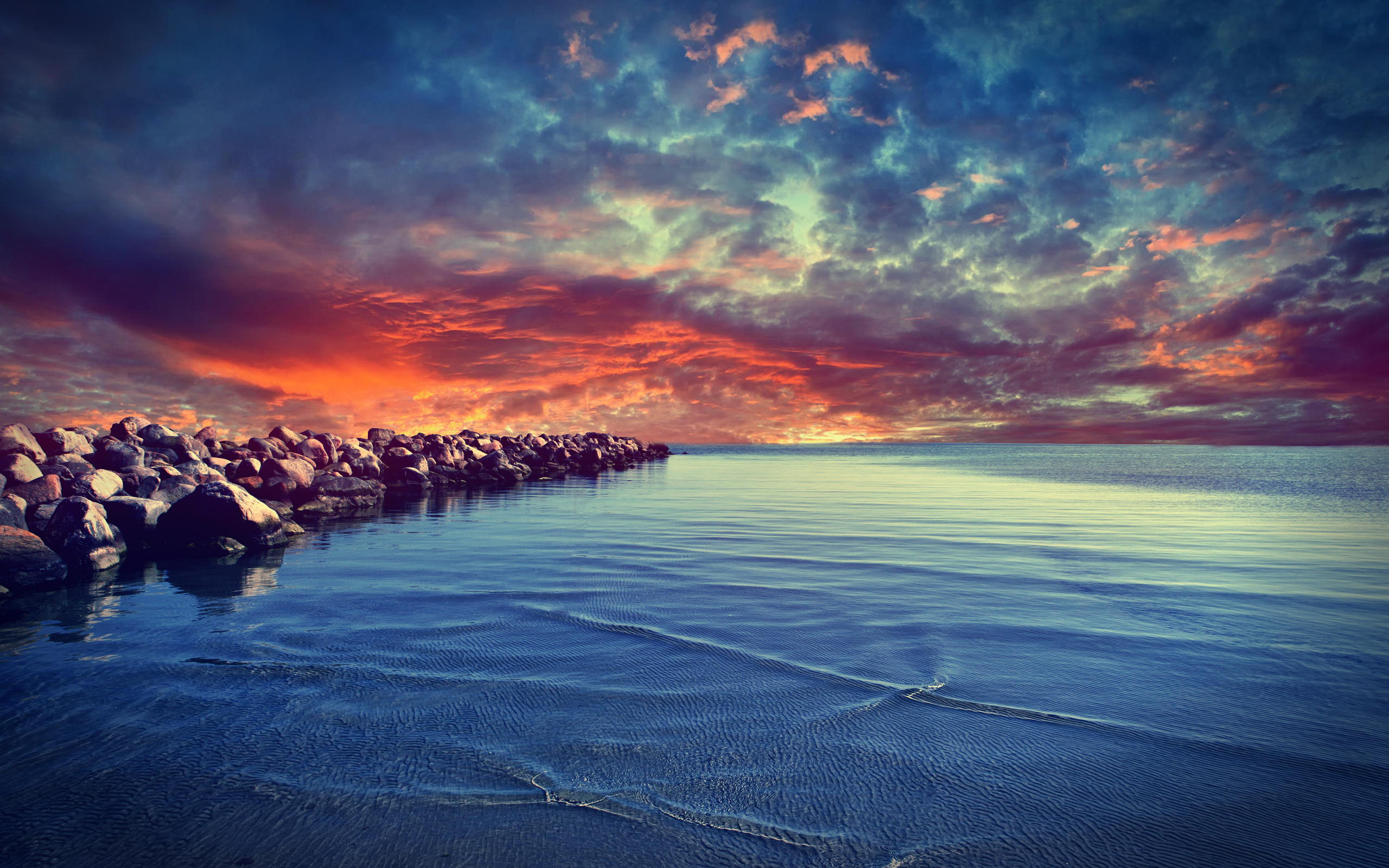 Daily Wallpaper Baltic Sea Sunset I Like To Waste My Time