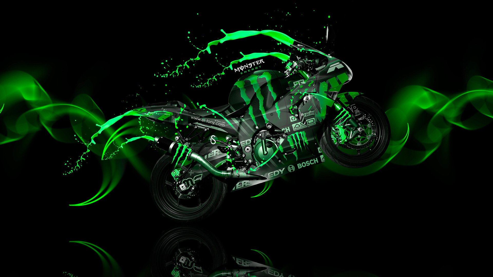 monster energy motorbike wallpaper