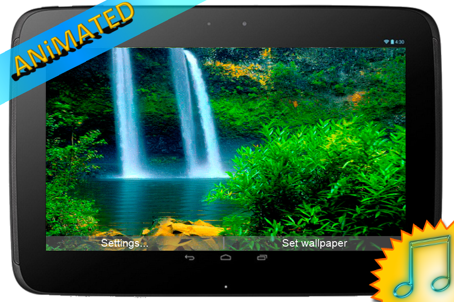 Nature Waterfall animated   Android Apps on Google Play