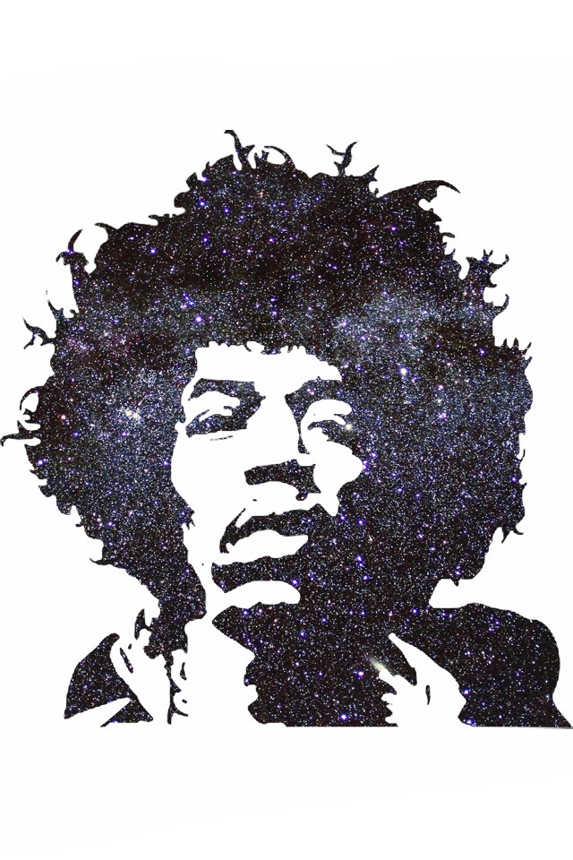 Jimi Hendrix iPhone Wallpaper Spacey