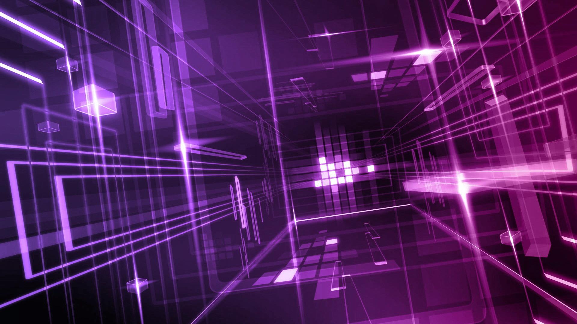 Purple 3d Desktop Background
