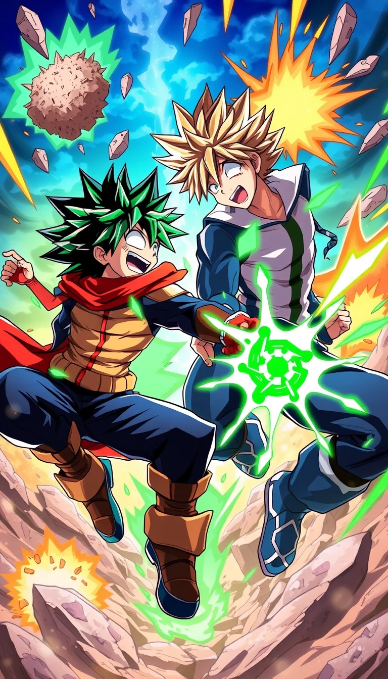Bakudeku Phone Wallpaper