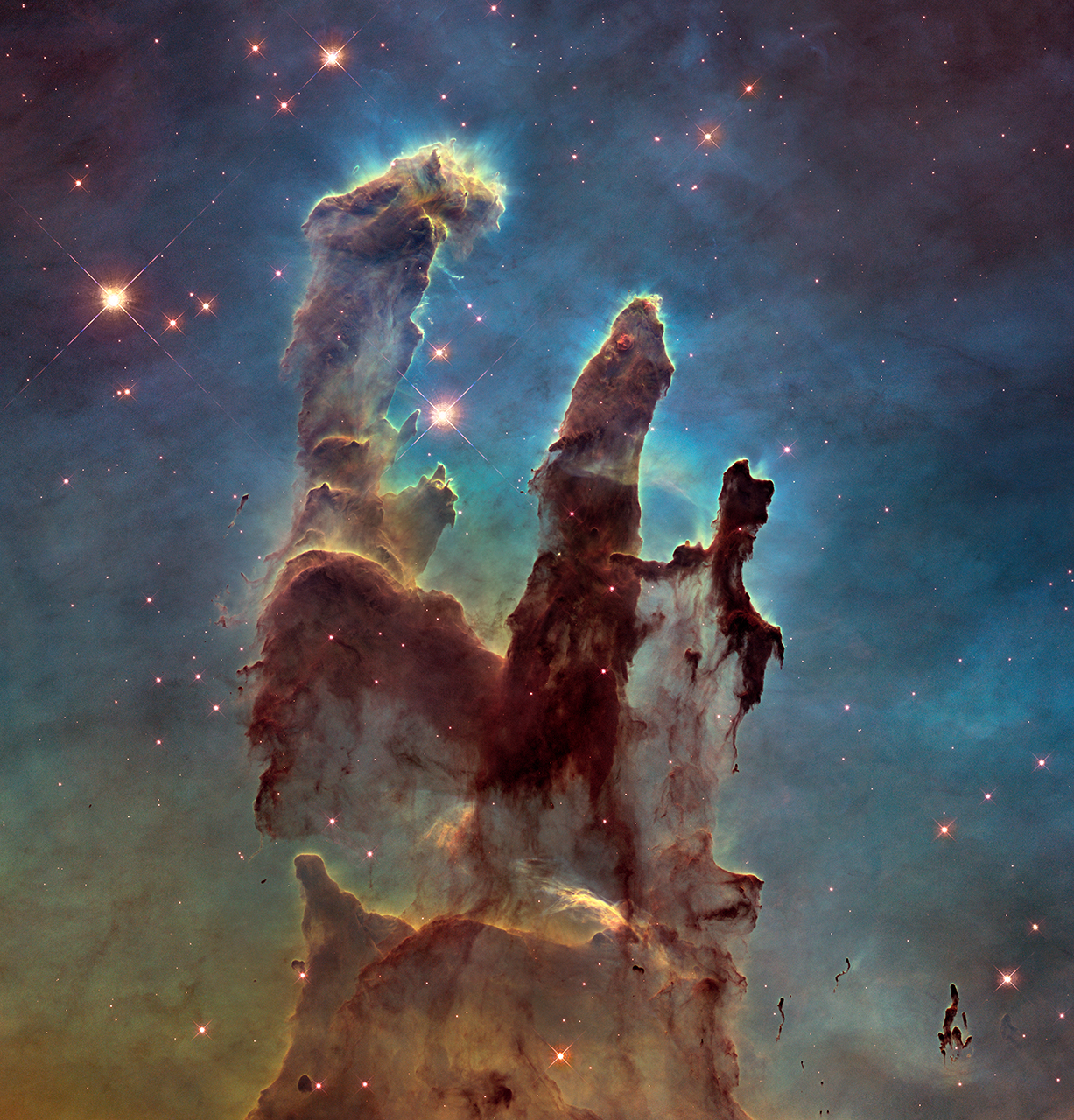 Hubble Telescope Pillars Of Creation