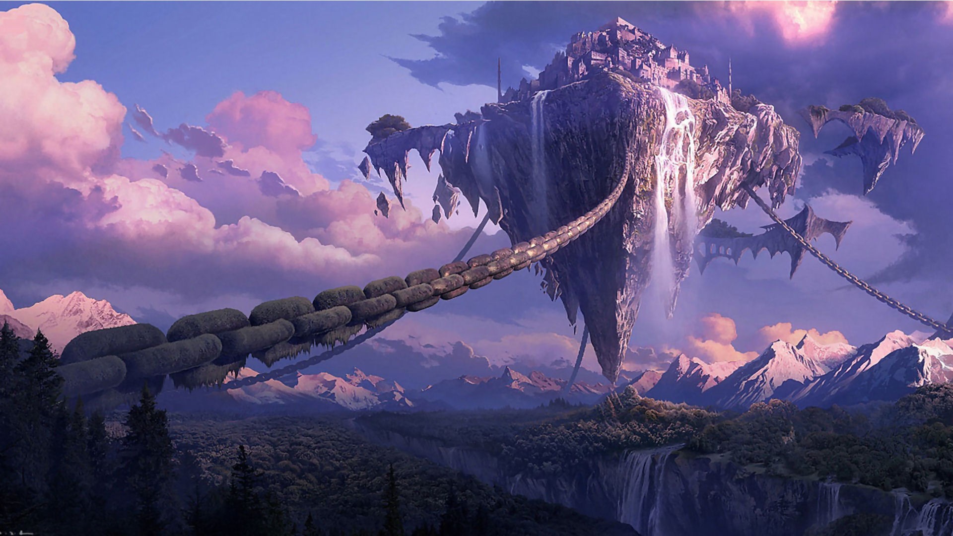 Anime Fantasy Landscape Wallpaper High Resolution At Cool