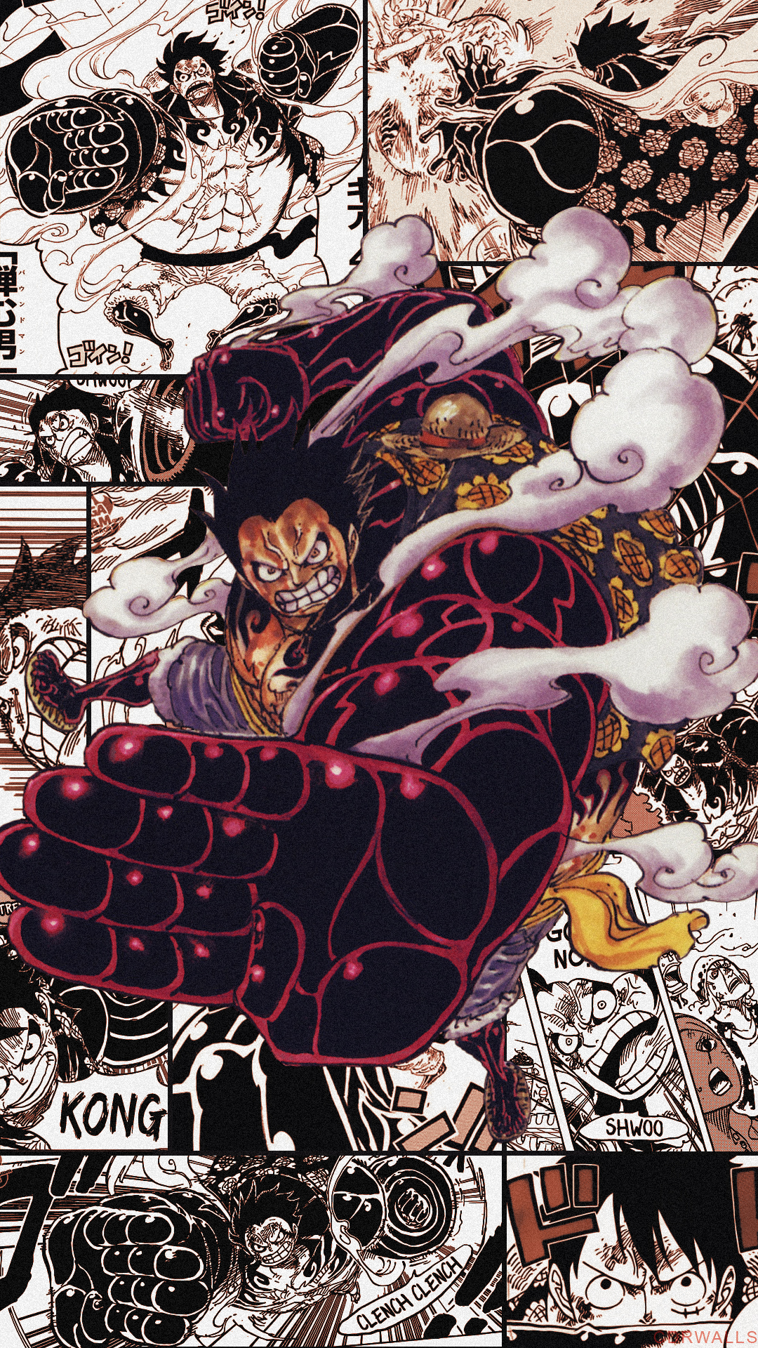 Wallpaper ID 348604  Anime One Piece Phone Wallpaper Monkey D Luffy Gear  Fourth 1125x2436 free download