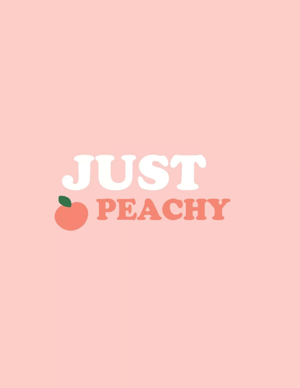 Cute Peach Wallpaper