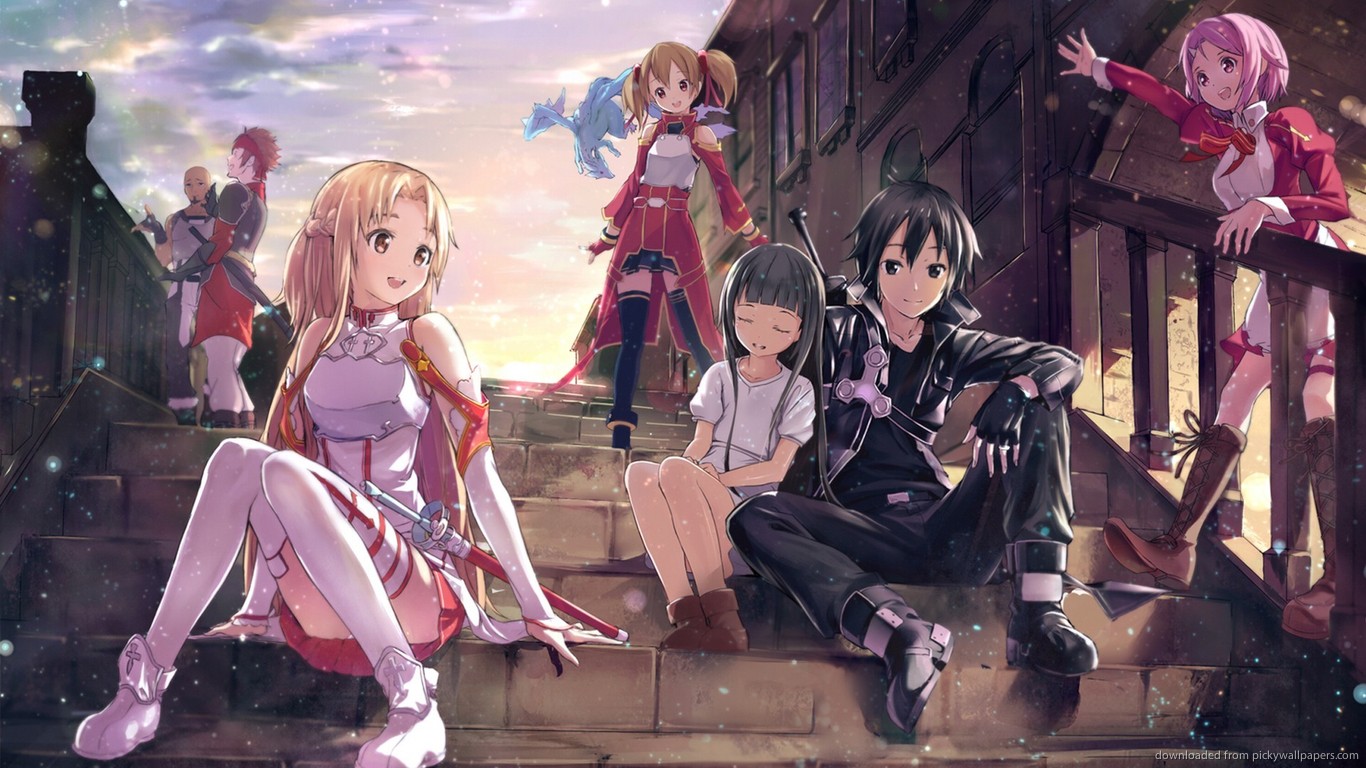 Anime Sword Art Online Characters Wallpaper