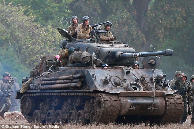 Tank Called Fury Movie Is Filmed In Oxfordshire England