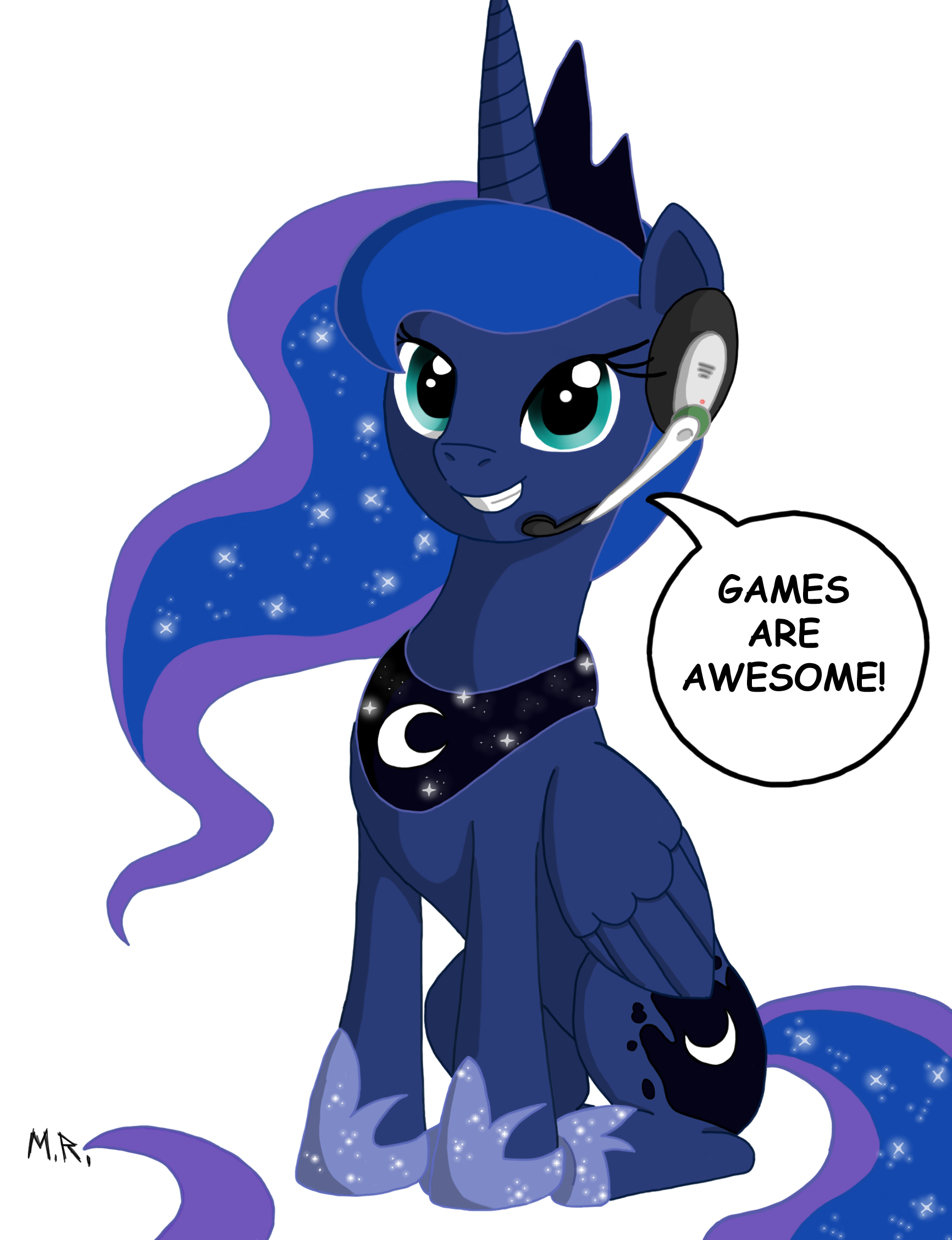 Gamer Luna by ShadowNinja976 on