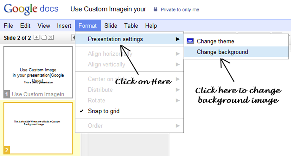 How To Change Background On Google Slide