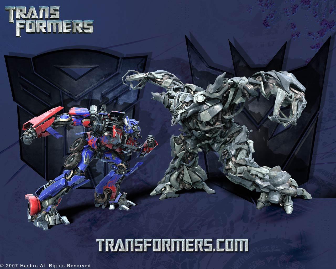 Transformers Wallpaper Optimus Prime Vs Megatron Hasbro