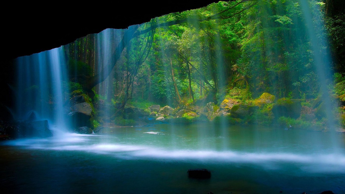 Nice Waterfall Desktop Background Picture HD
