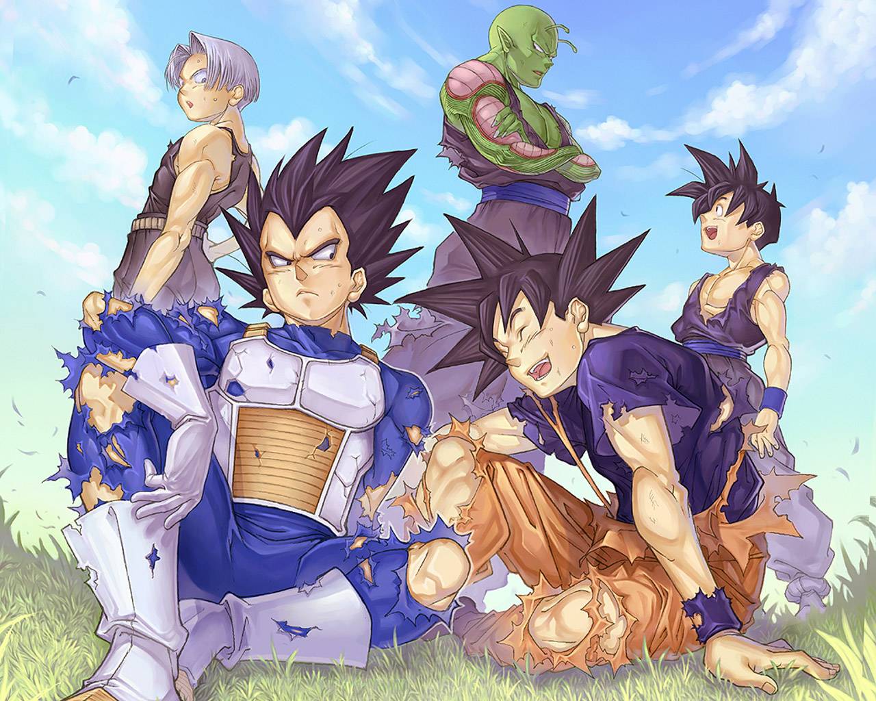 The Z Fighters Dragonball Wallpaper