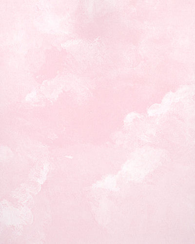 Light Pink Faux Cloud Wallpaper Wall Sticker Outlet