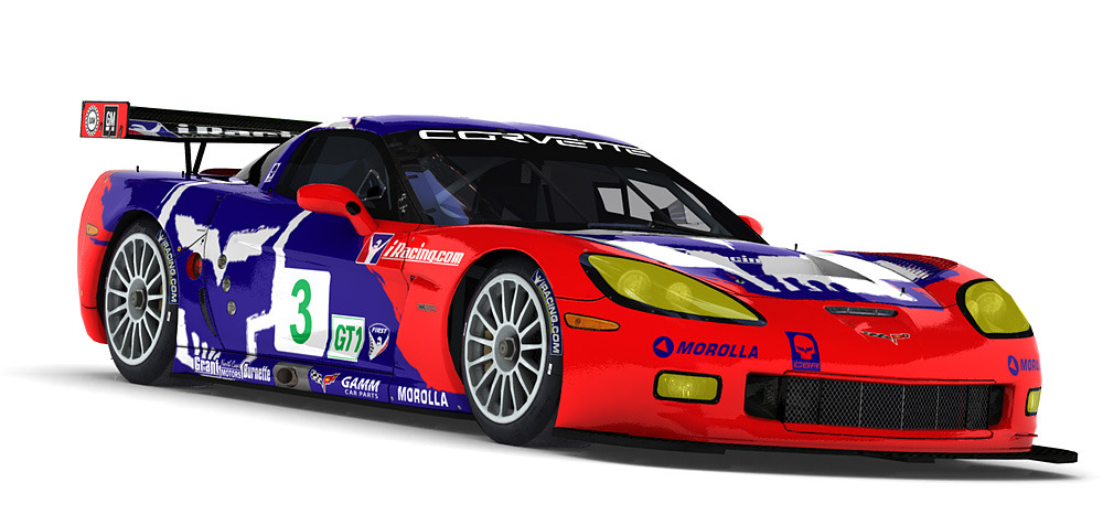 Is The First Pre Render Of Upming Corvette C6r For Iracing