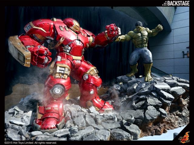 Hot Toy Reveals Hulk Vs Hulkbuster Statue From Avengers Age Of Ultron